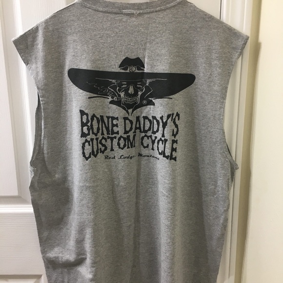 Sleeveless (customized) Men’s XXL Gray Tee 🔥🔥🔥 - Picture 2 of 3
